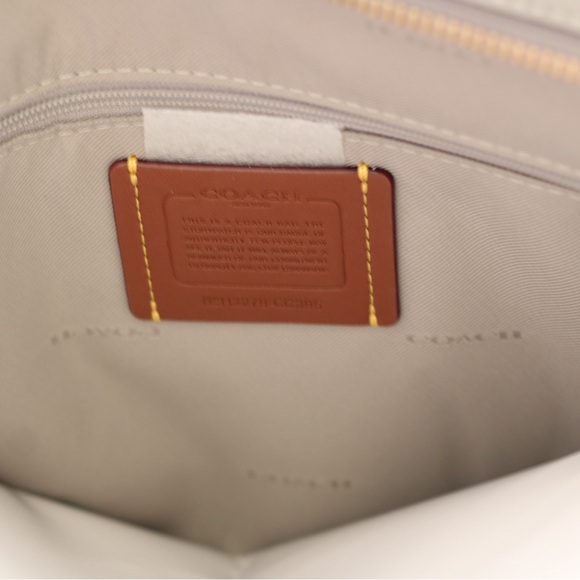 Coach women’s pebble leather Taylor medium tote - Picture 8 of 9